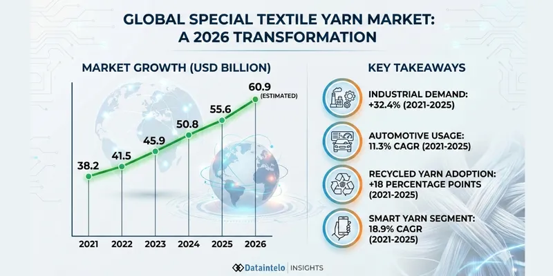 Special Textile Yarn Market Size to Hit $87.5B by 2030: Data-Backed Insights